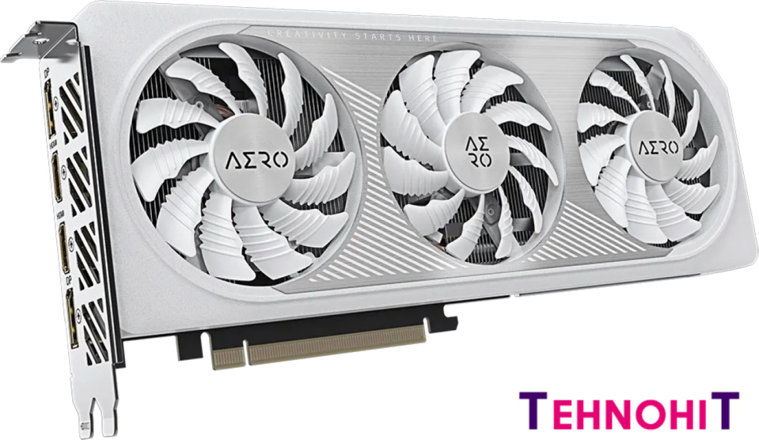 Видеокарта Gigabyte GeForce RTX 4060 Aero OC 8G GV-N4060AERO OC-8GD