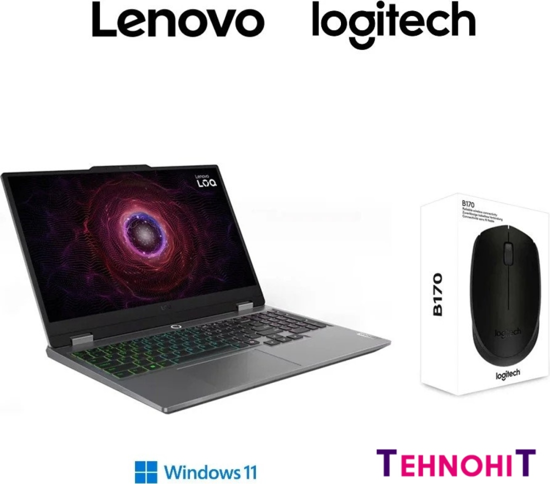 Игровой ноутбук Lenovo LOQ 15ARP9 83JCYA4NWL