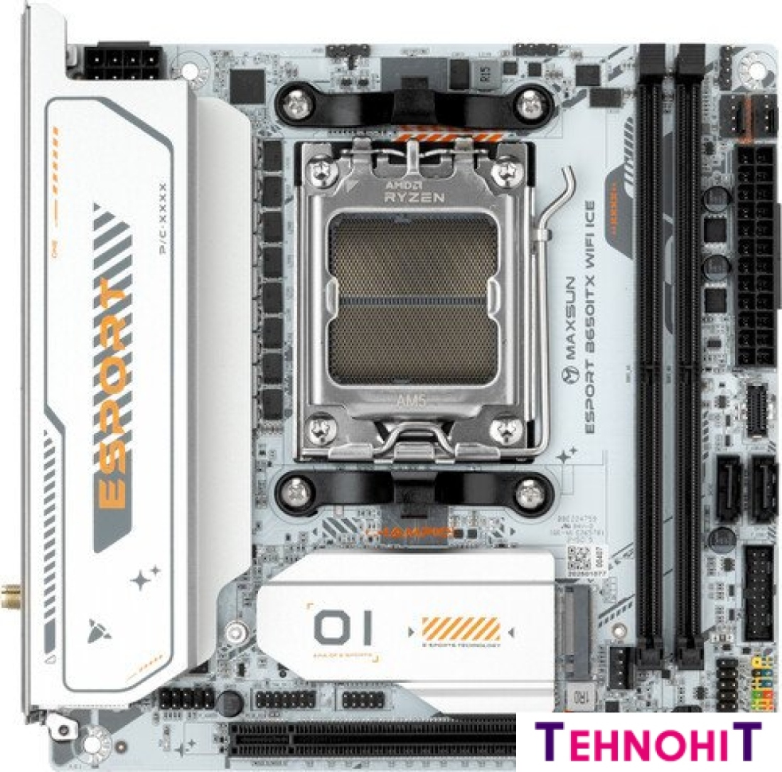 Материнская плата Maxsun eSport B650ITX WiFi Ice