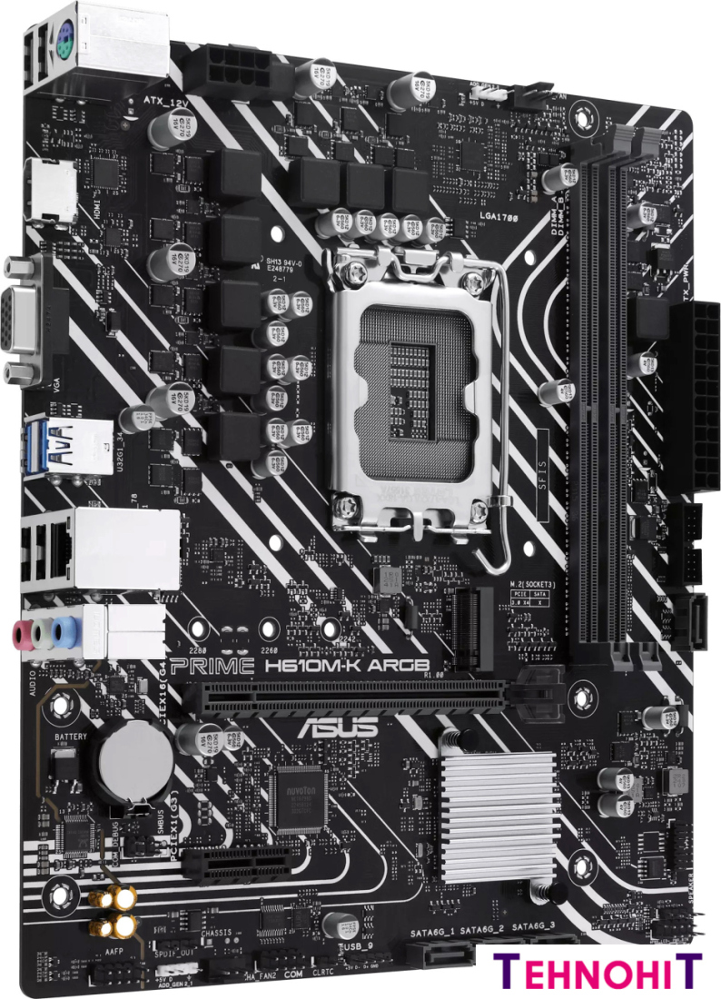 Материнская плата ASUS Prime H610M-K ARGB