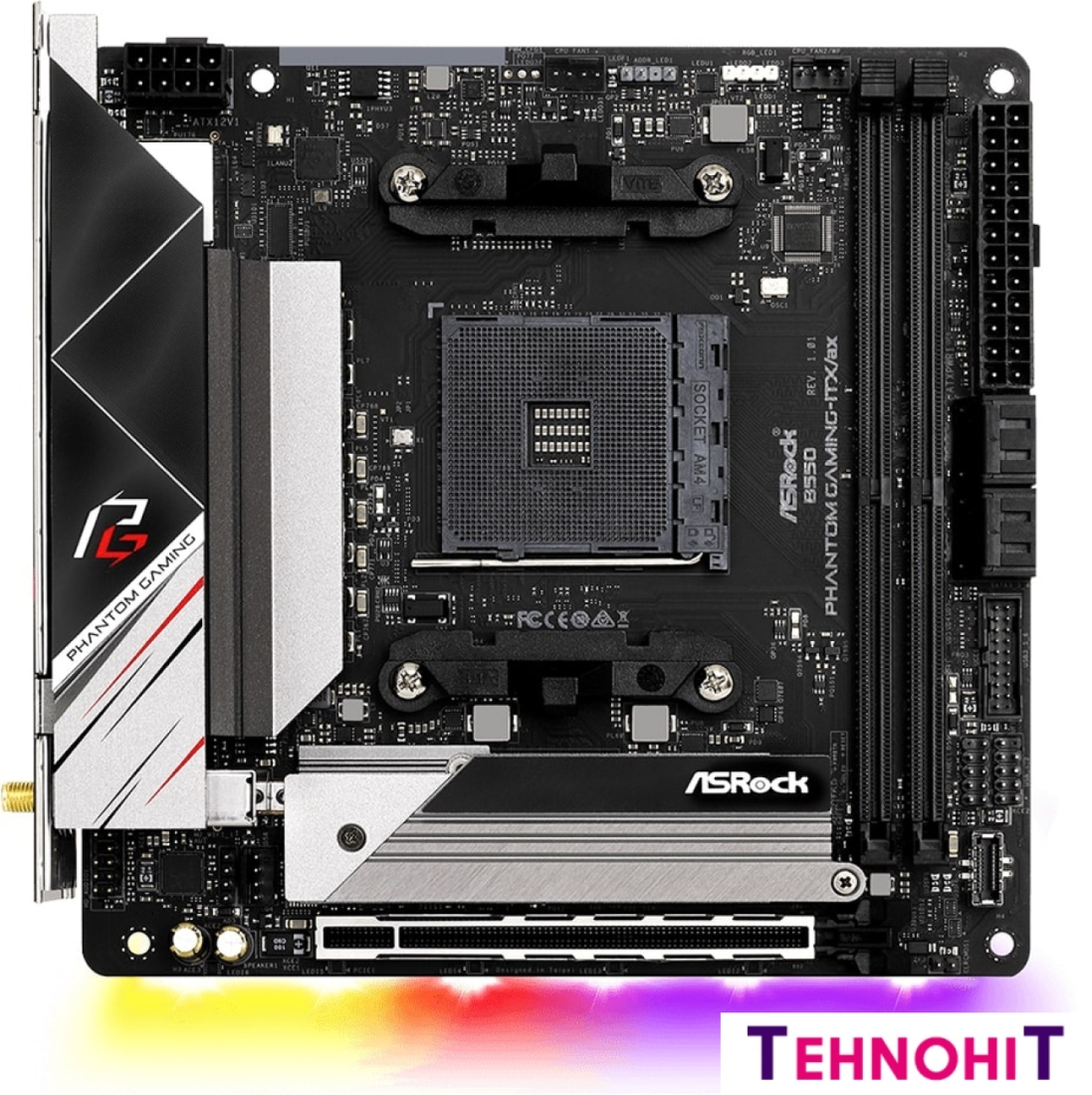 Материнская плата ASRock B550 Phantom Gaming-ITX/ax