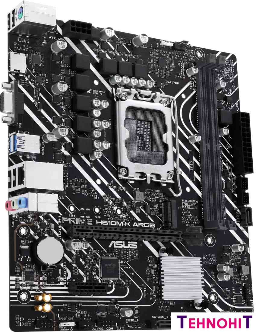 Материнская плата ASUS Prime H610M-K ARGB