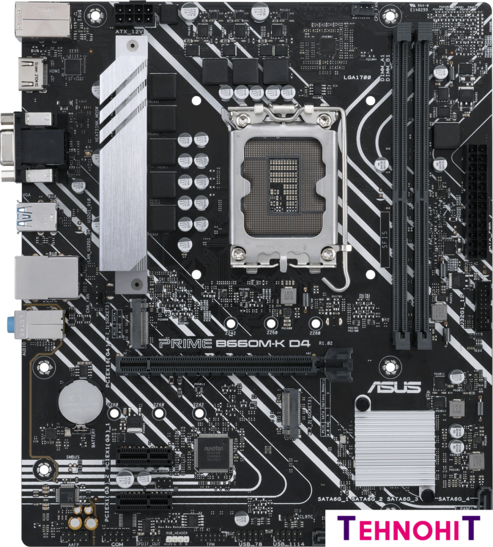 Материнская плата ASUS Prime B660M-K D4