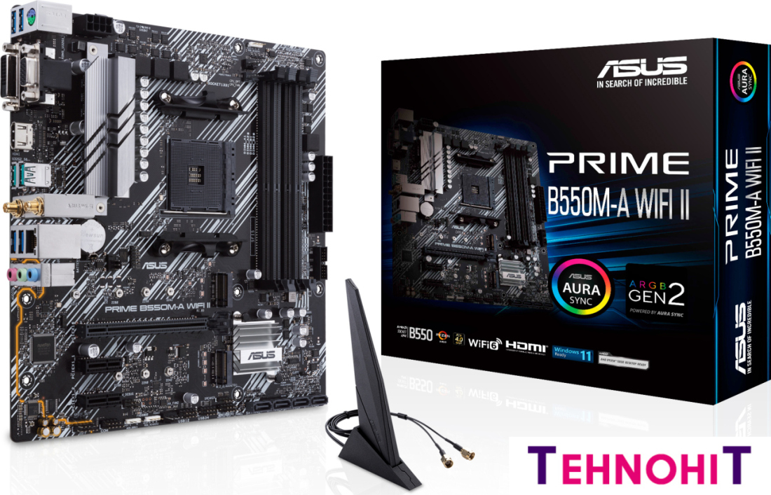 Материнская плата ASUS Prime B550M-A WIFI II