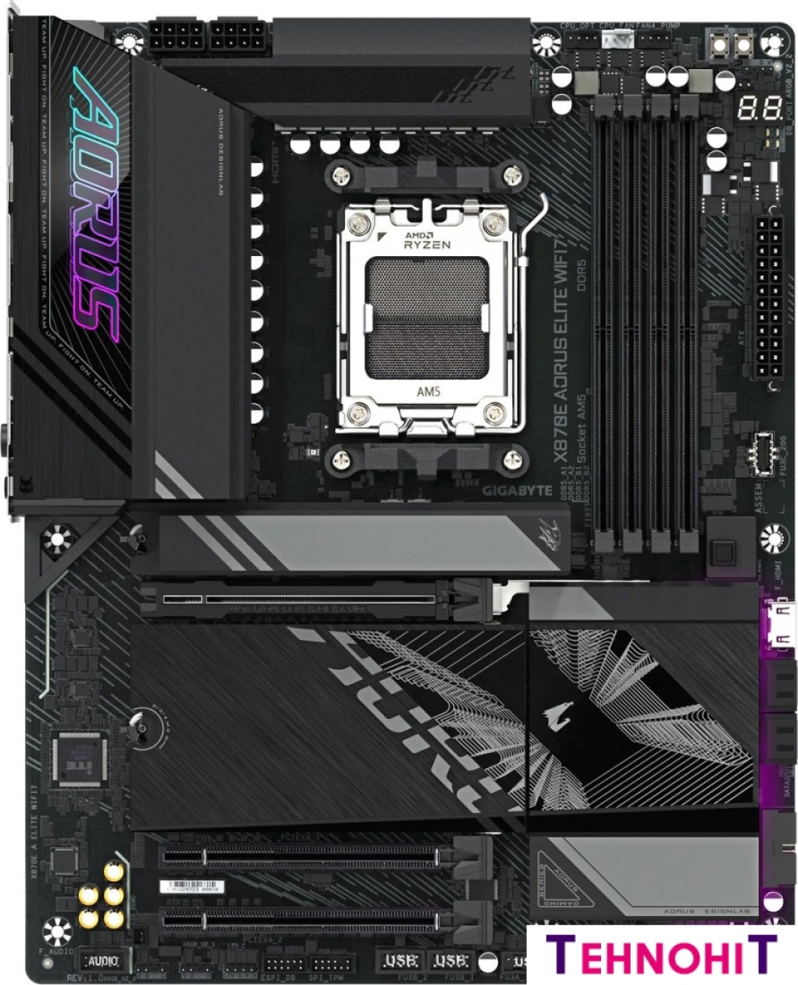 Материнская плата Gigabyte X870E Aorus Elite WiFi7