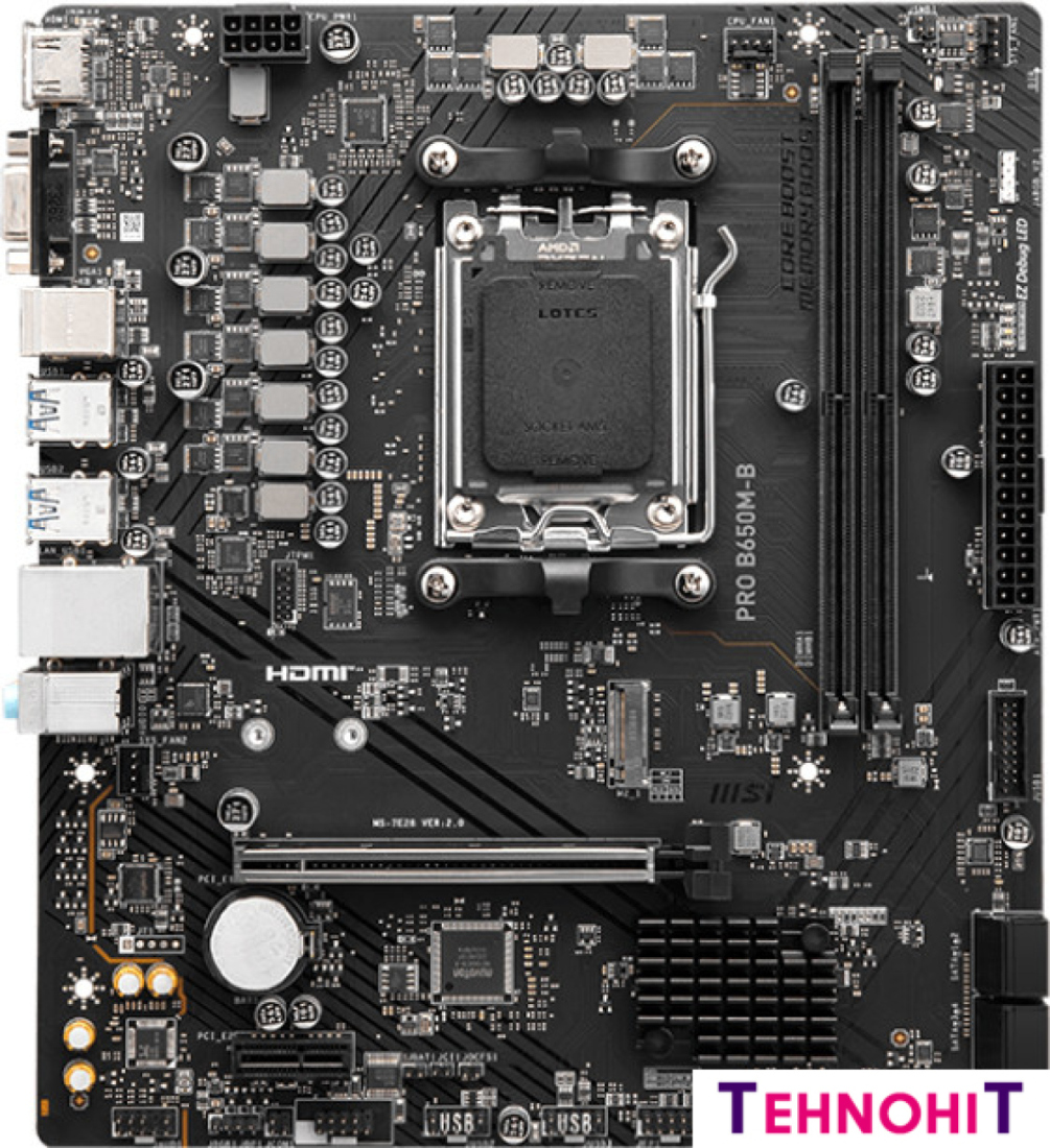 Материнская плата MSI Pro B650M-B