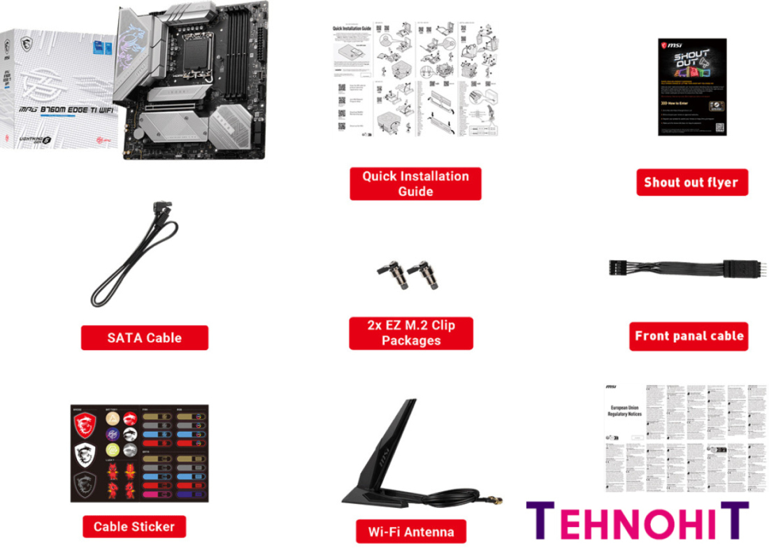Материнская плата MSI MPG B760M Edge Ti WiFi
