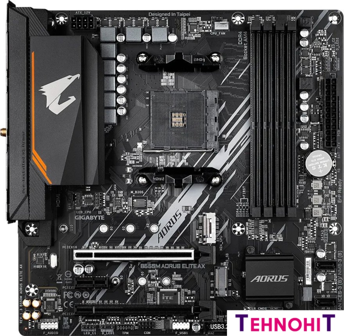 Материнская плата Gigabyte B550M Aorus Elite AX