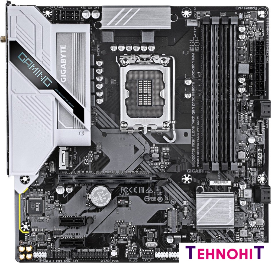 Материнская плата Gigabyte B760M Gaming Plus WiFi DDR4