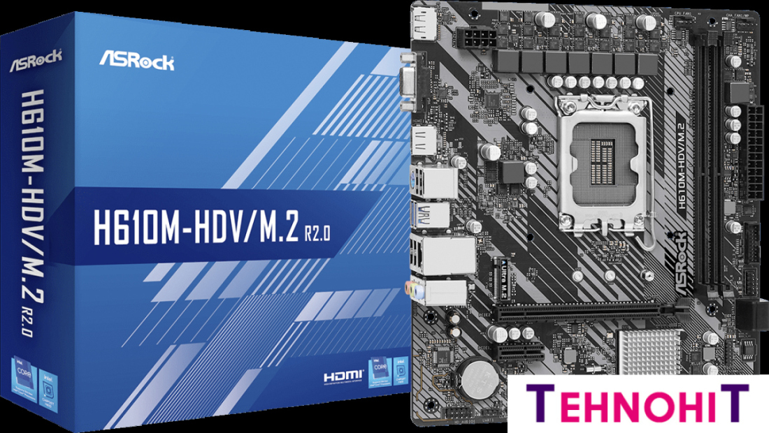 Материнская плата ASRock H610M-HDV/M.2 R2.0