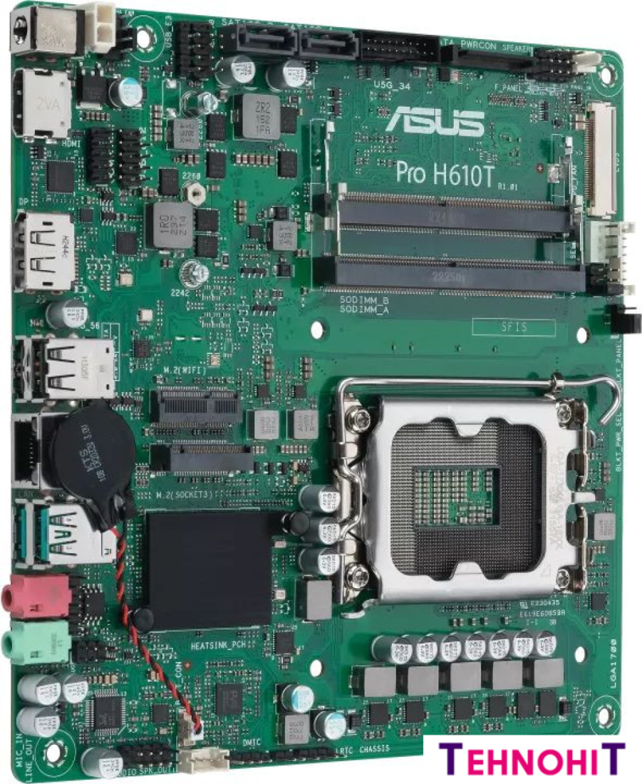 Материнская плата ASUS Pro H610T-CSM