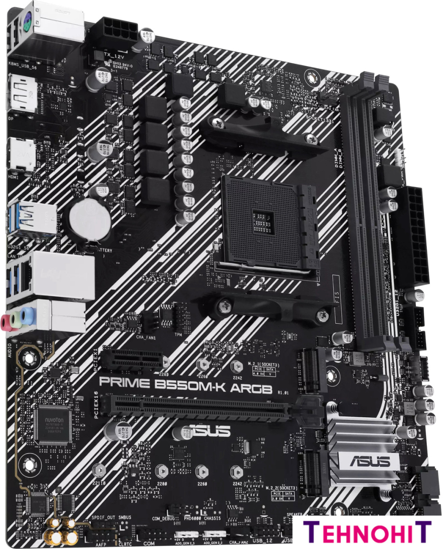 Материнская плата ASUS Prime B550M-K ARGB