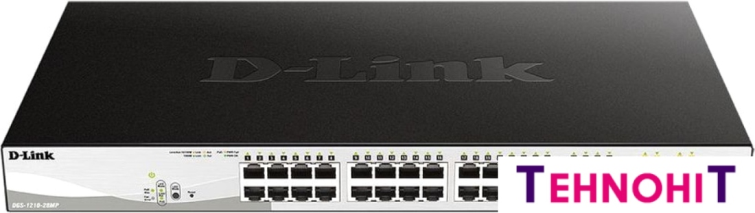Настраиваемый коммутатор D-Link DGS-1210-28MP/F4A