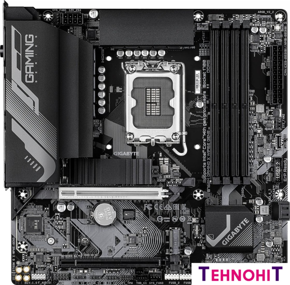 Материнская плата Gigabyte B760M Gaming X WiFi6E GEN5
