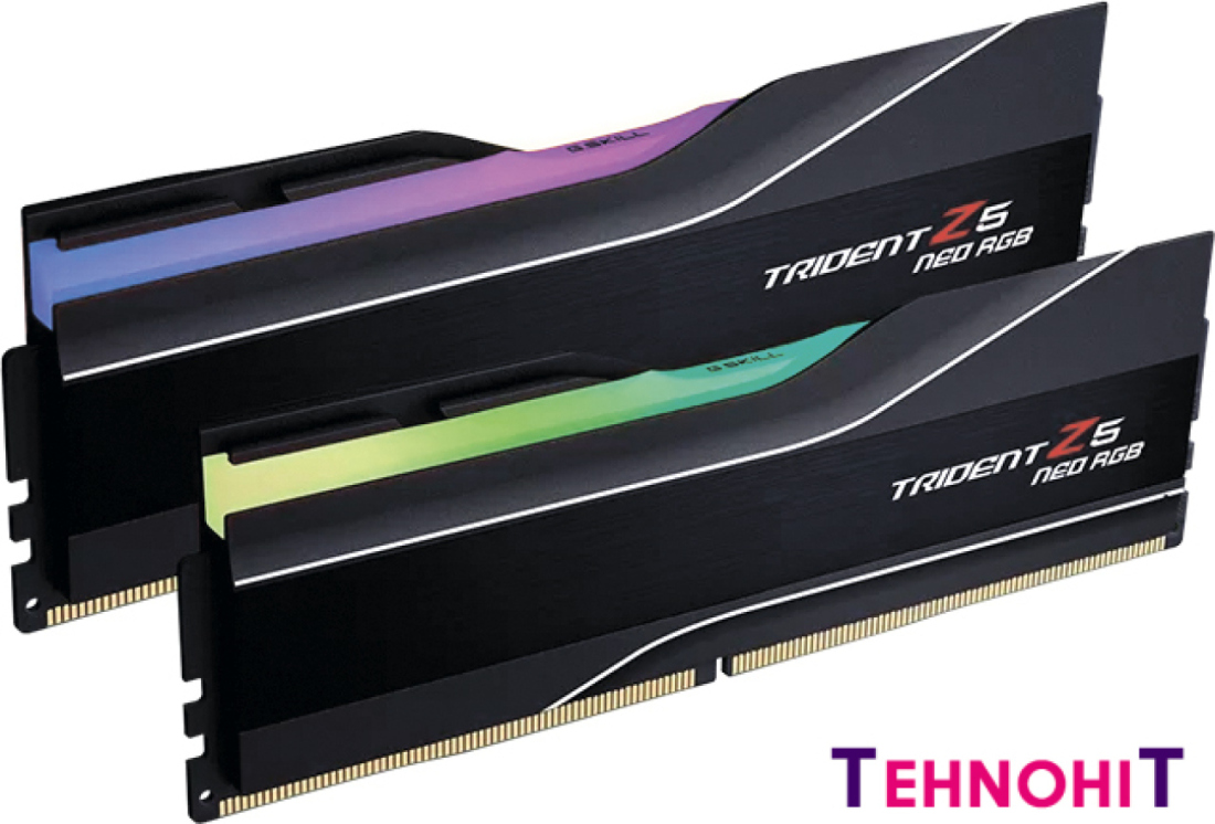 Оперативная память G.Skill Trident Z Neo RGB 2x16ГБ DDR5 4800 МГц F5-6000J3636F16GX2-TZ5NR