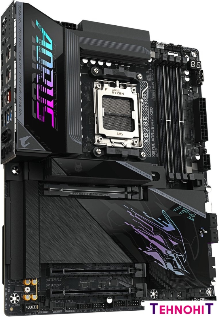 Материнская плата Gigabyte X870E Aorus Pro X3D