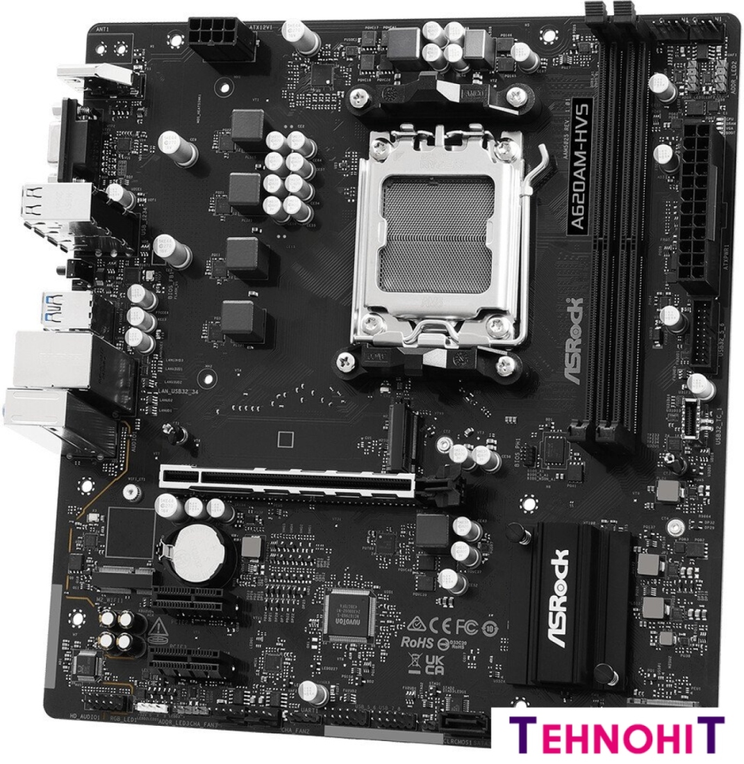 Материнская плата ASRock A620AM-HVS