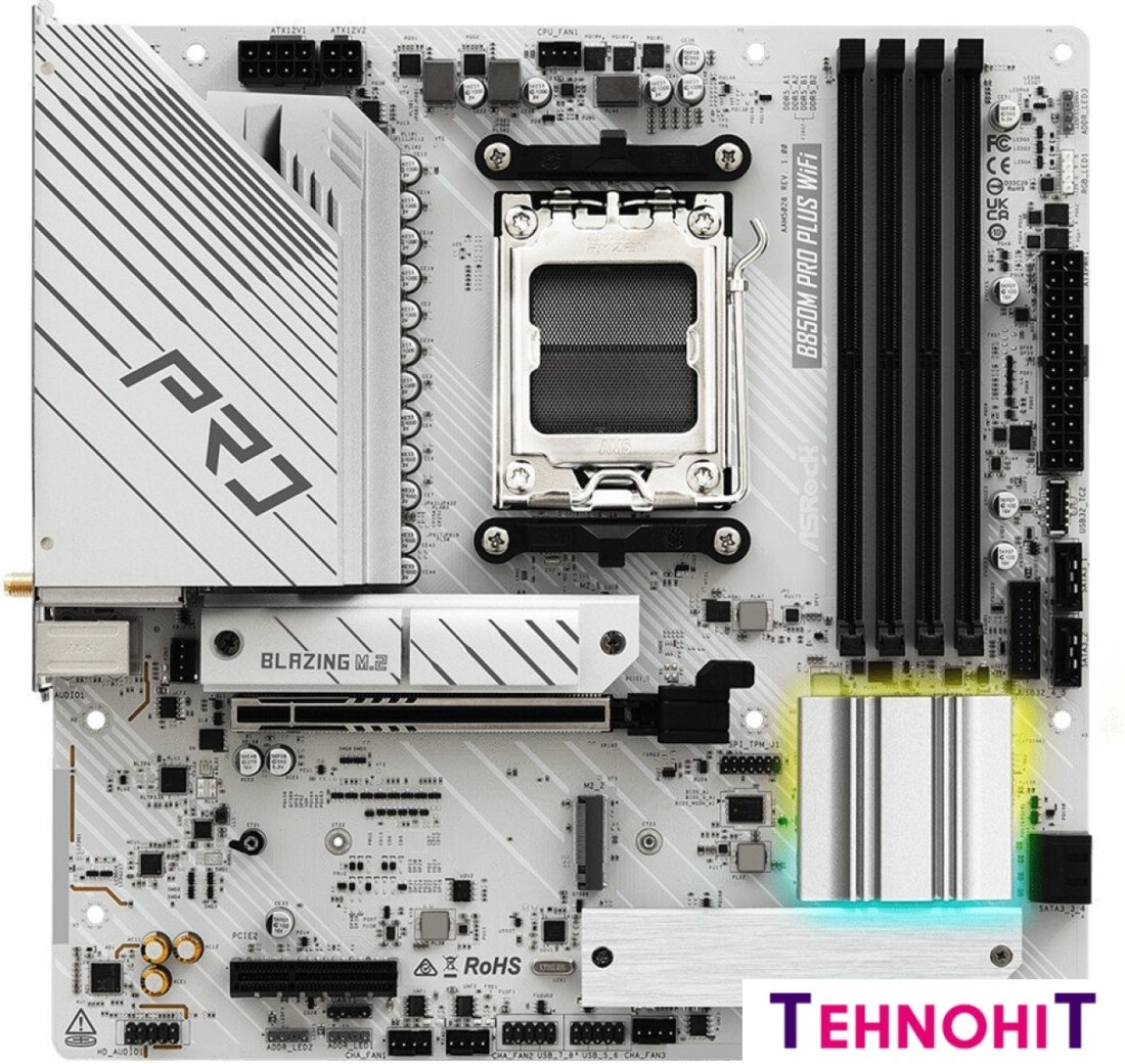 Материнская плата ASRock B850M Pro Plus WiFi