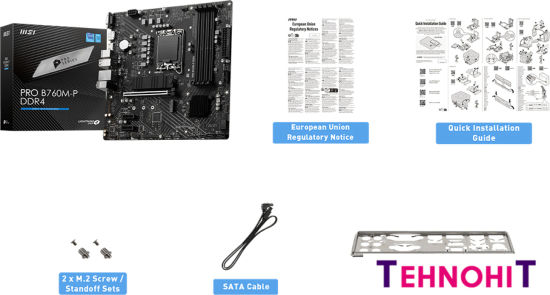 Материнская плата MSI Pro B760M-P DDR4