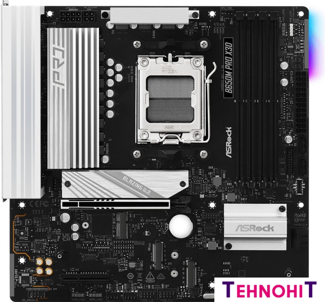 Материнская плата ASRock B650M Pro X3D