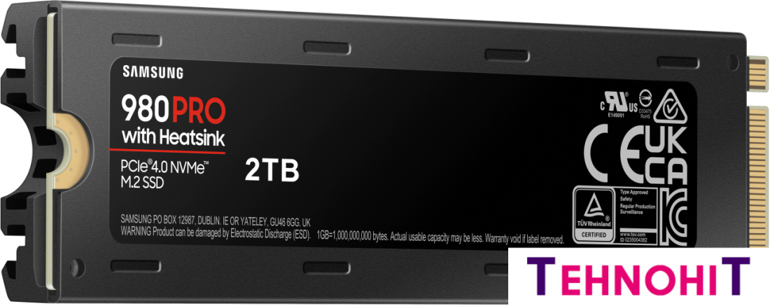 SSD Samsung 980 Pro с радиатором 2TB MZ-V8P2T0CW