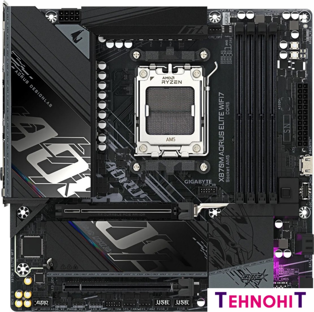 Материнская плата Gigabyte X870M Aorus Elite WiFi7