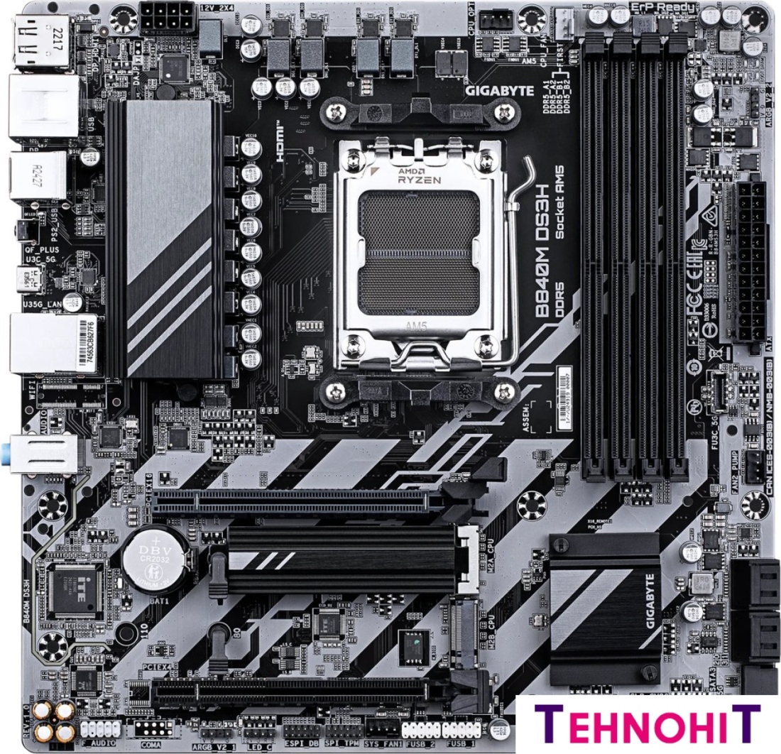 Материнская плата Gigabyte B840M DS3H