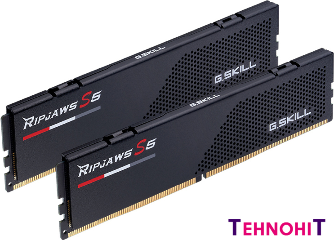 Оперативная память G.Skill Ripjaws S5 2x48ГБ DDR5 6400МГц F5-6400J3239F48GX2-RS5K