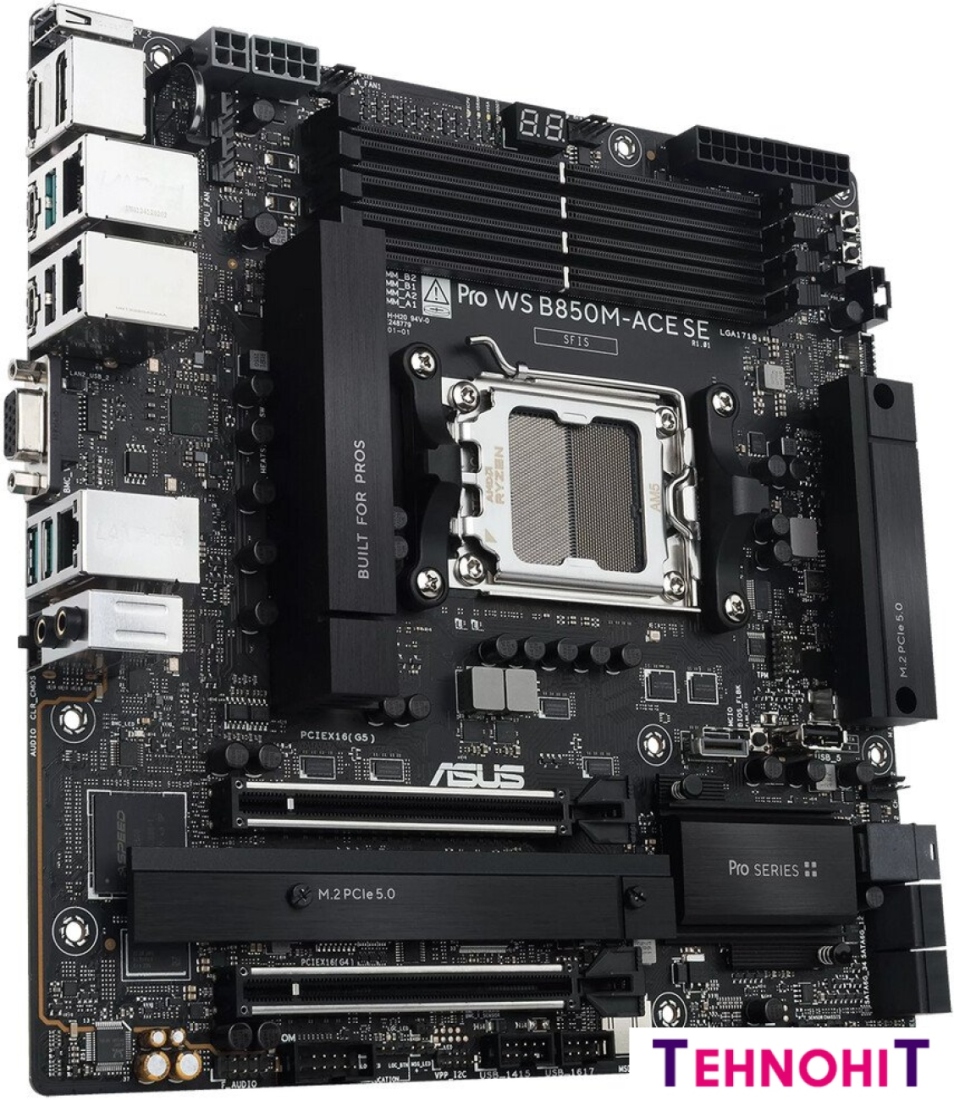 Материнская плата ASUS Pro WS B850M-ACE SE