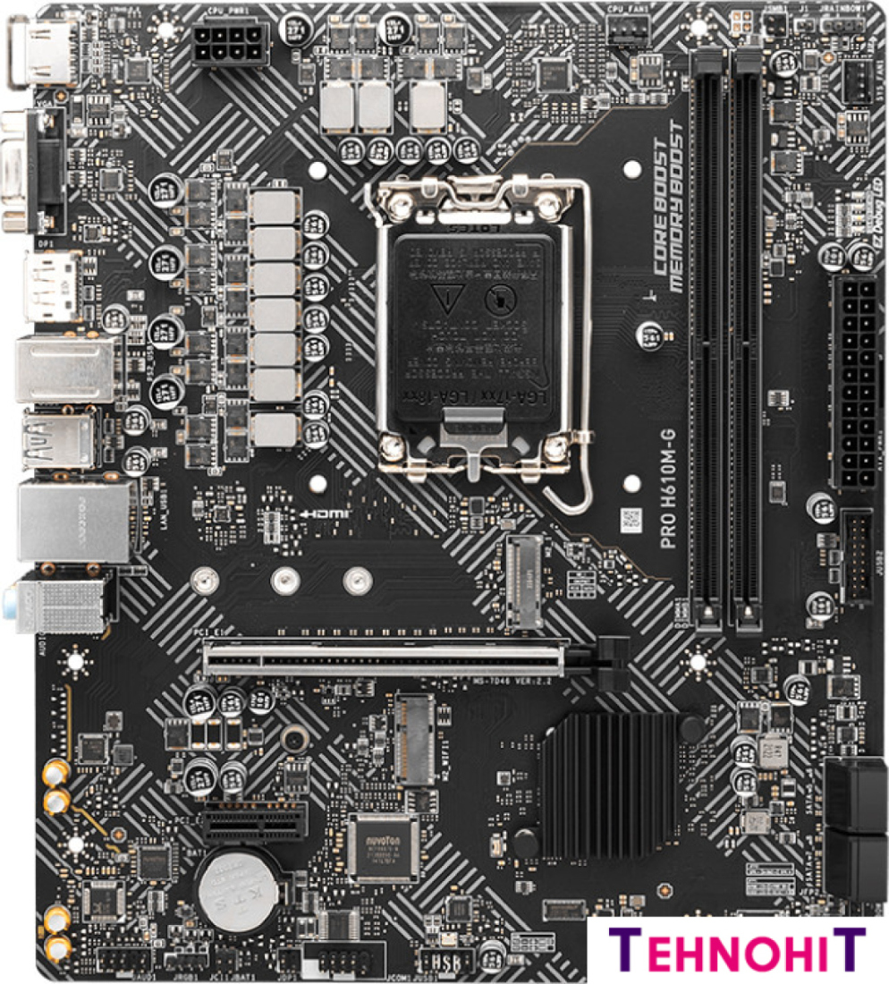 Материнская плата MSI Pro H610M-G