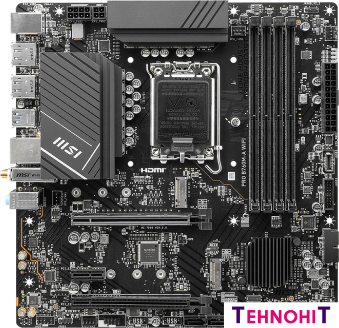 Материнская плата MSI Pro B760M-A WiFi