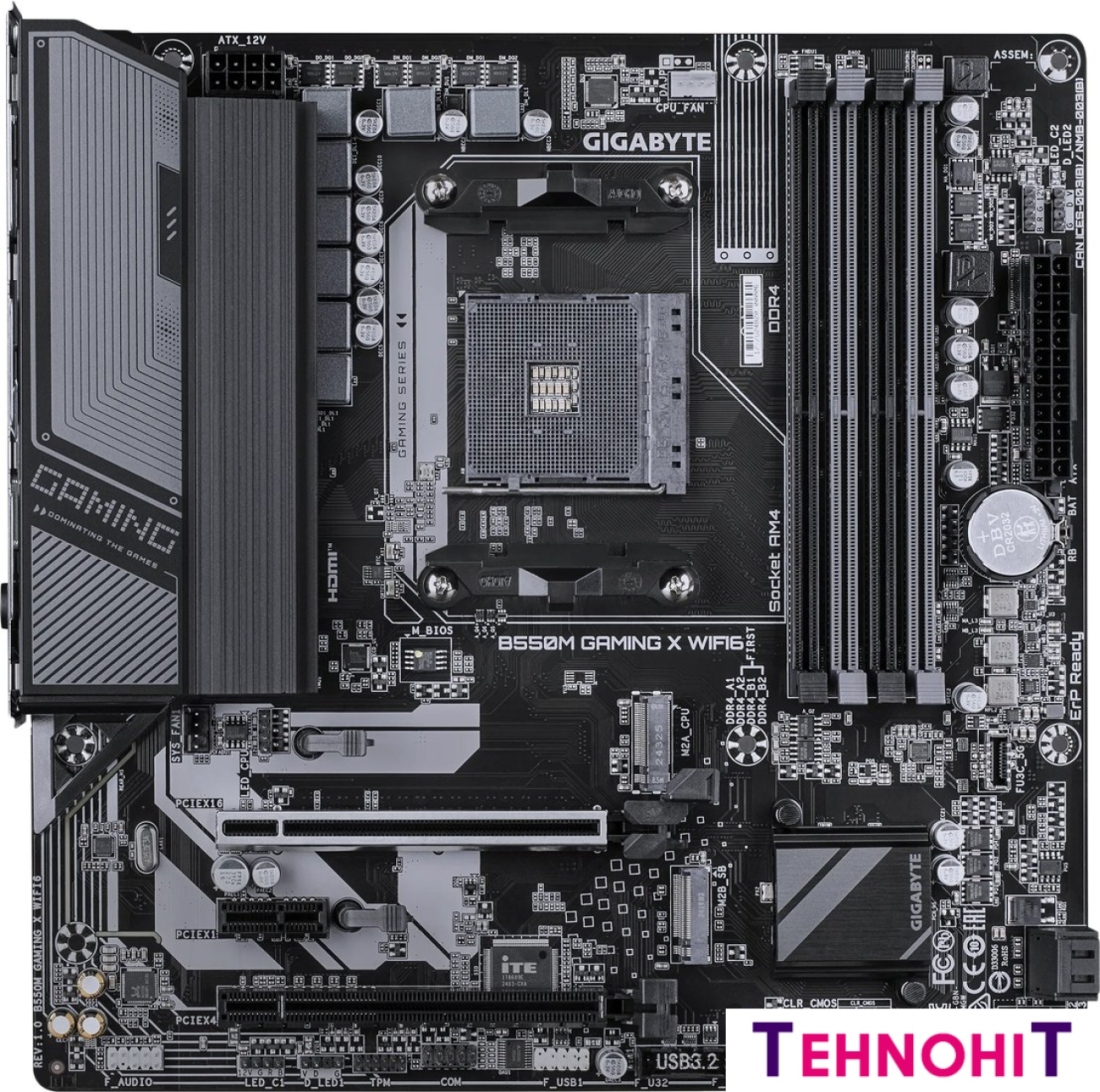 Материнская плата Gigabyte B550M Gaming X WiFi6