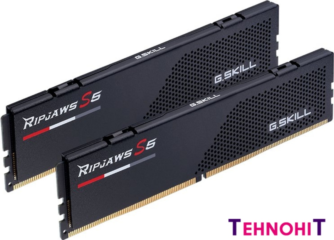 Оперативная память G.Skill Ripjaws S5 2x64ГБ DDR5 6000 МГц F5-6000J3444F64GX2-RS5K