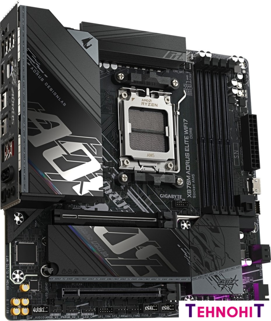 Материнская плата Gigabyte X870M Aorus Elite WiFi7