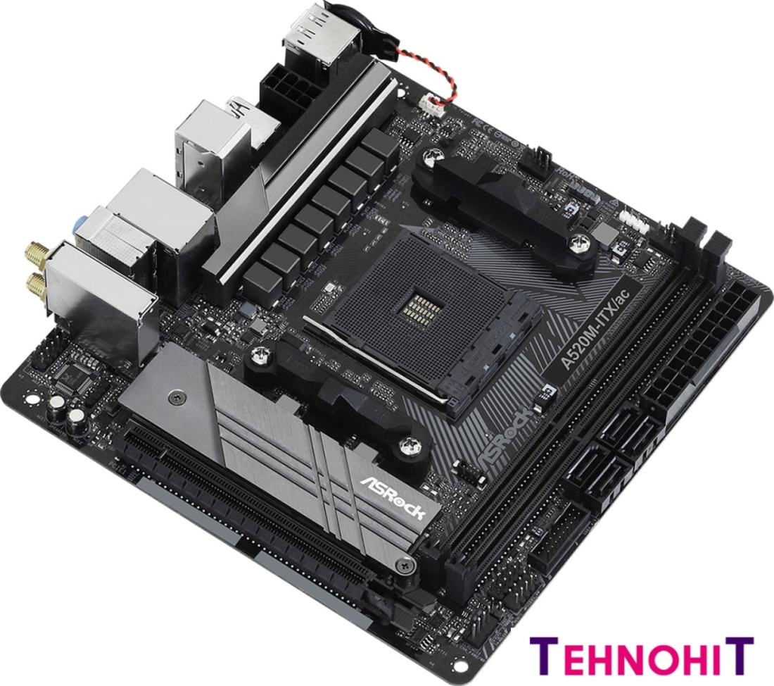 Материнская плата ASRock A520M-ITX/ac