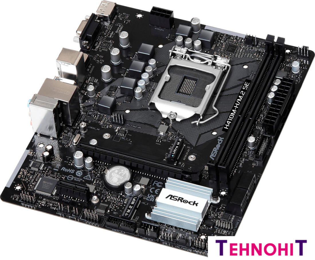 Материнская плата ASRock H410M-H/M.2 SE