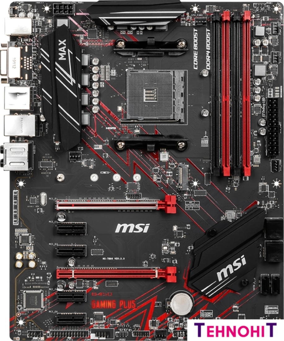 Материнская плата MSI B450 Gaming Plus Max
