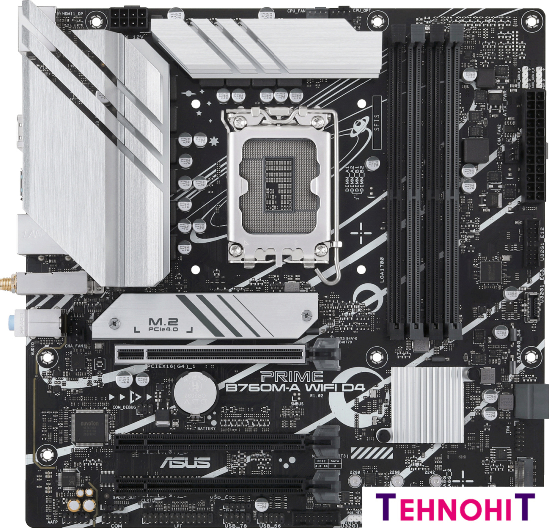 Материнская плата ASUS Prime B760M-A WiFi D4