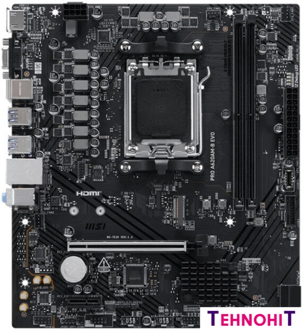 Материнская плата MSI Pro A620AM-B EVO