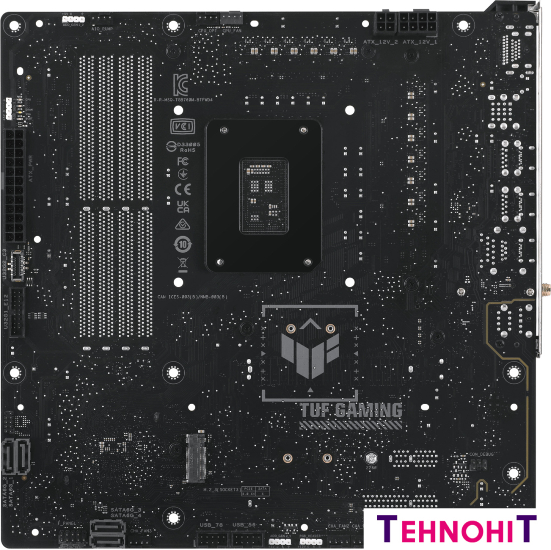 Материнская плата ASUS TUF Gaming B760M-BTF WIFI D4