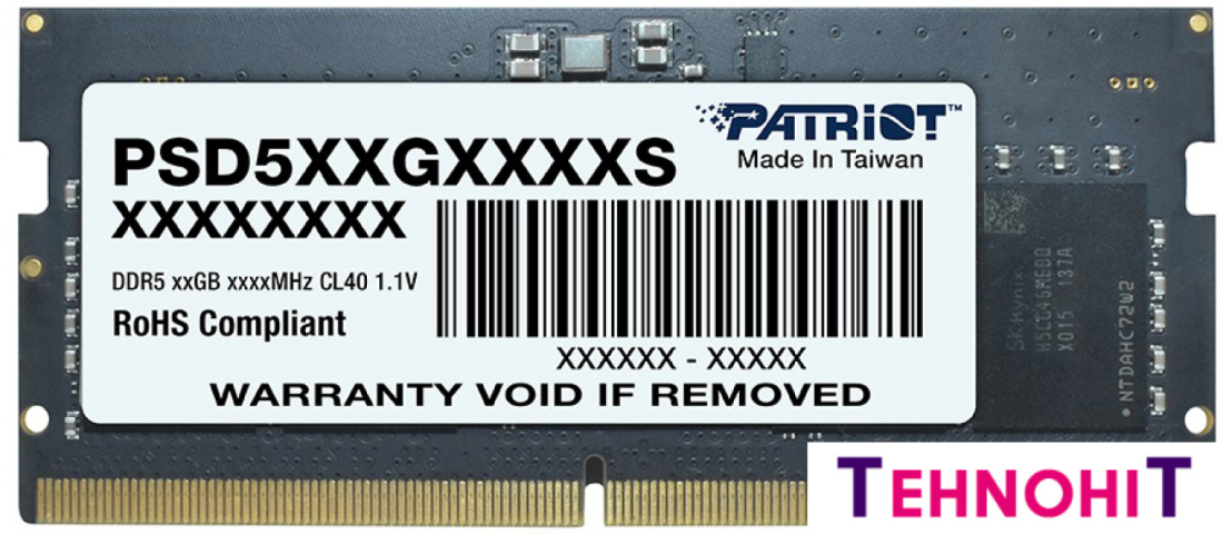 Оперативная память Patriot Signature Line 32ГБ DDR5 4800 МГц PSD532G48002S