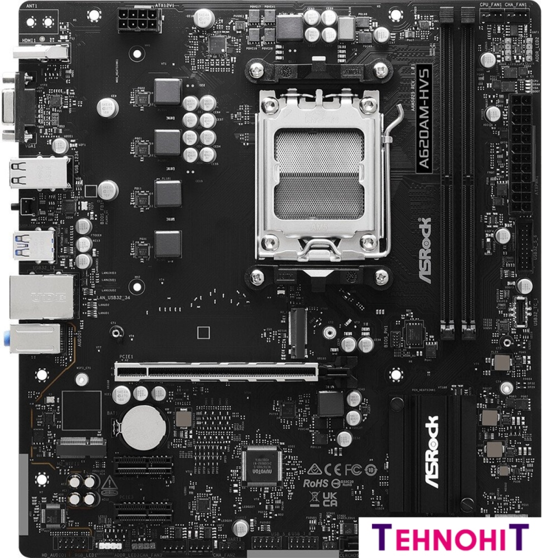 Материнская плата ASRock A620AM-HVS