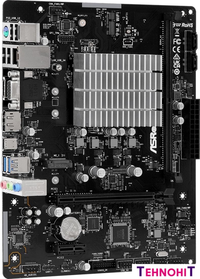 Материнская плата ASRock N100M