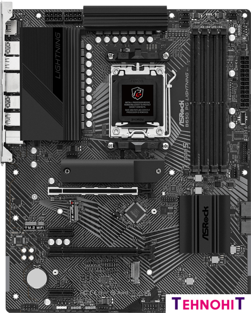 Материнская плата ASRock B650 PG Lightning