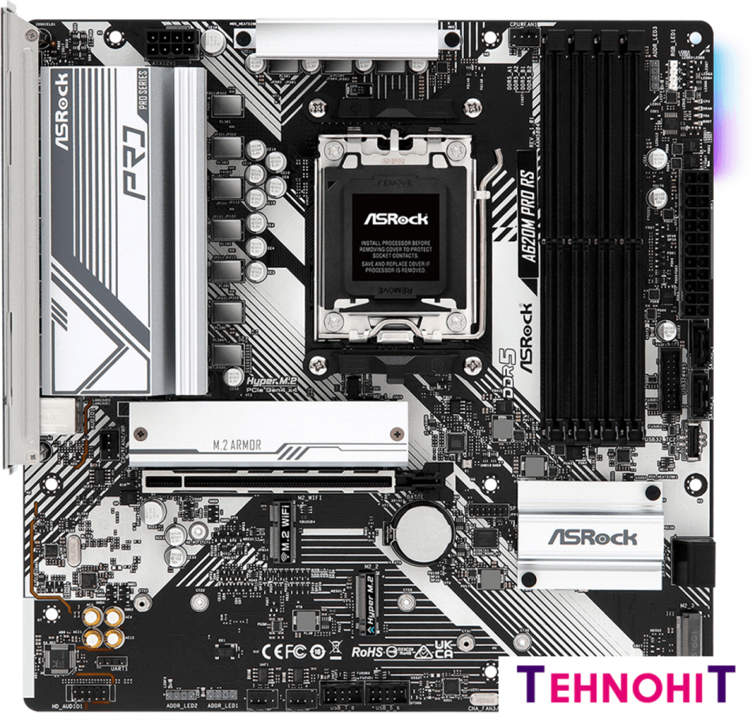 Материнская плата ASRock A620M Pro RS
