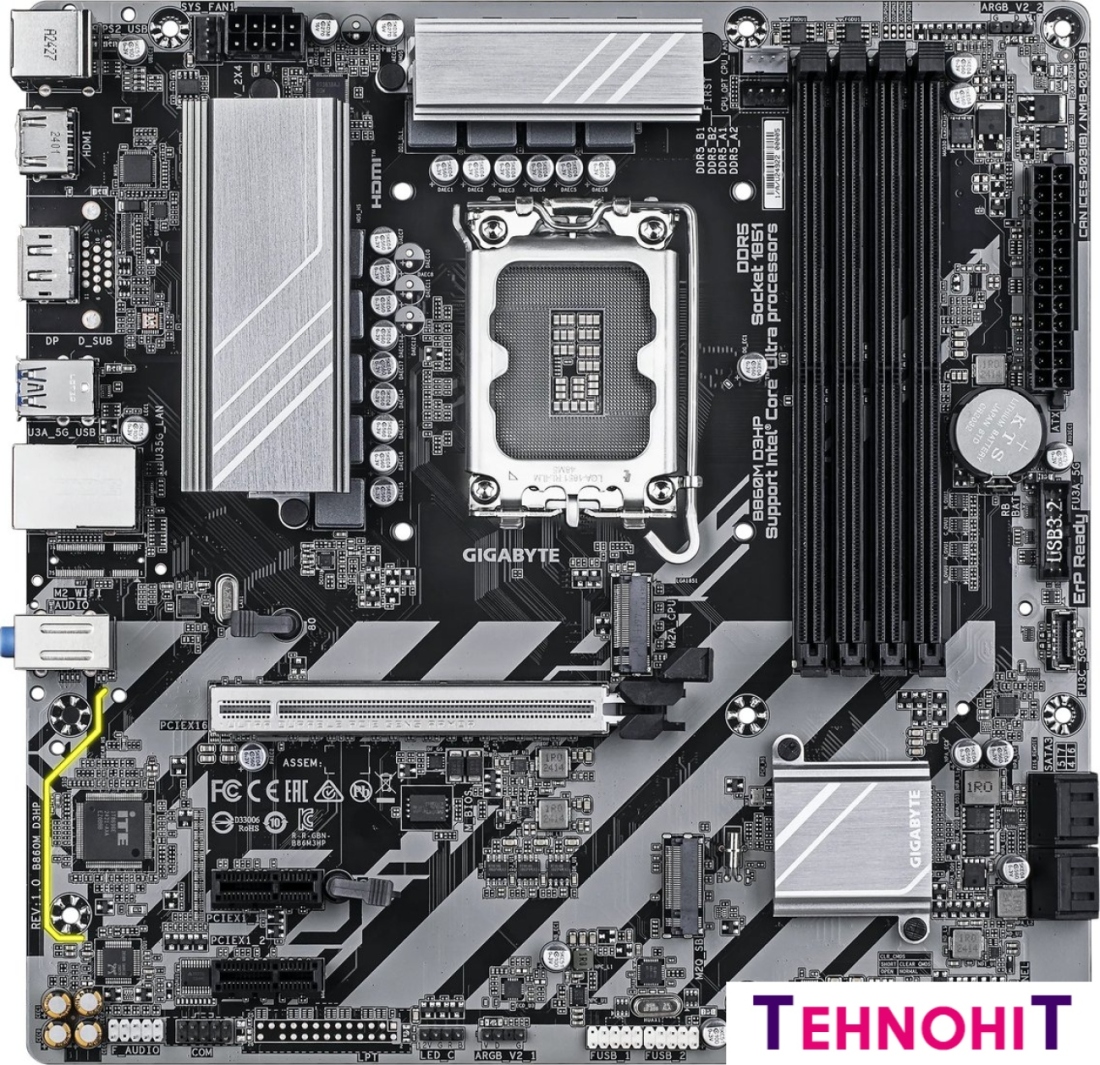 Материнская плата Gigabyte B860M D3HP