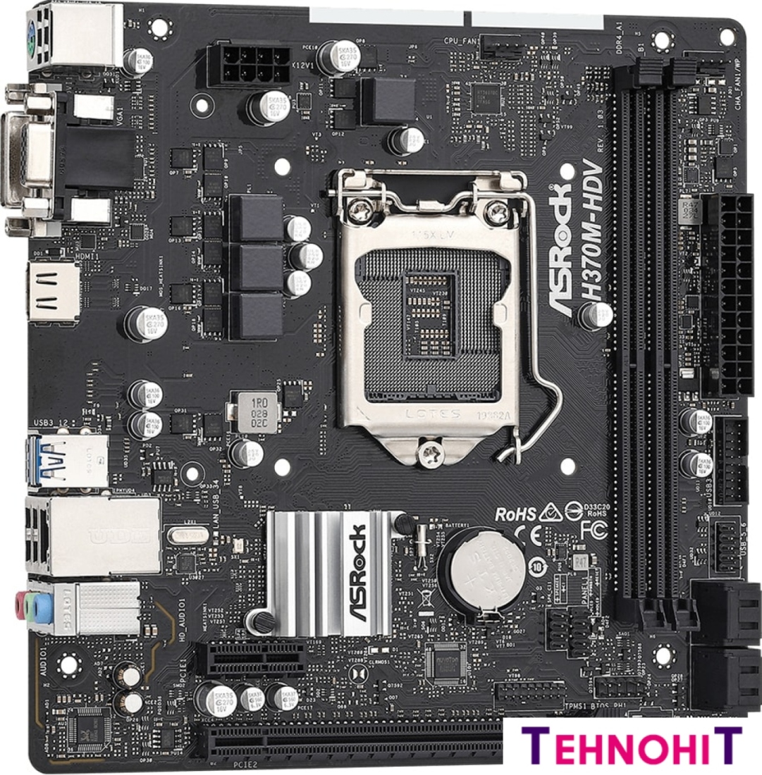 Материнская плата ASRock H370M-HDV