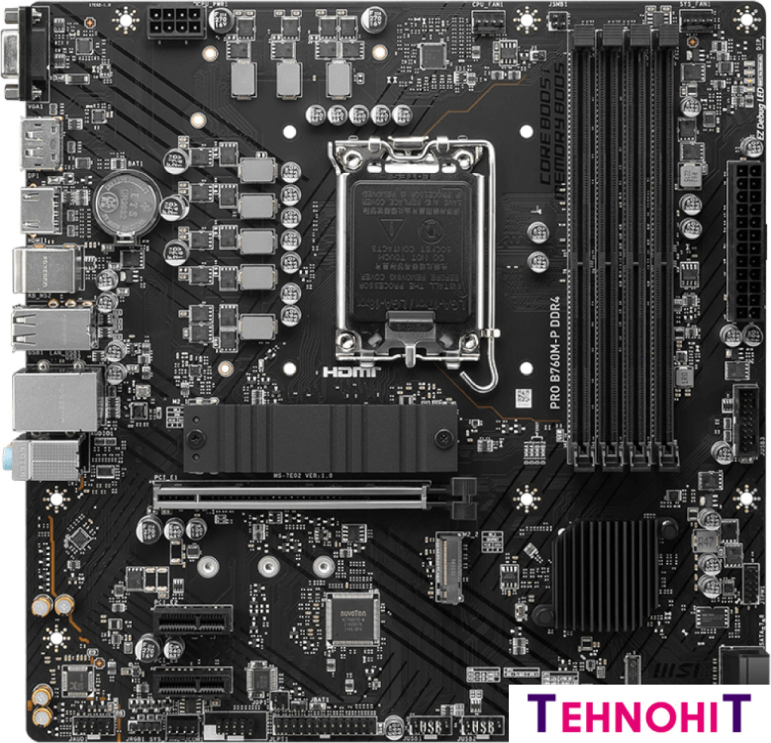 Материнская плата MSI Pro B760M-P DDR4