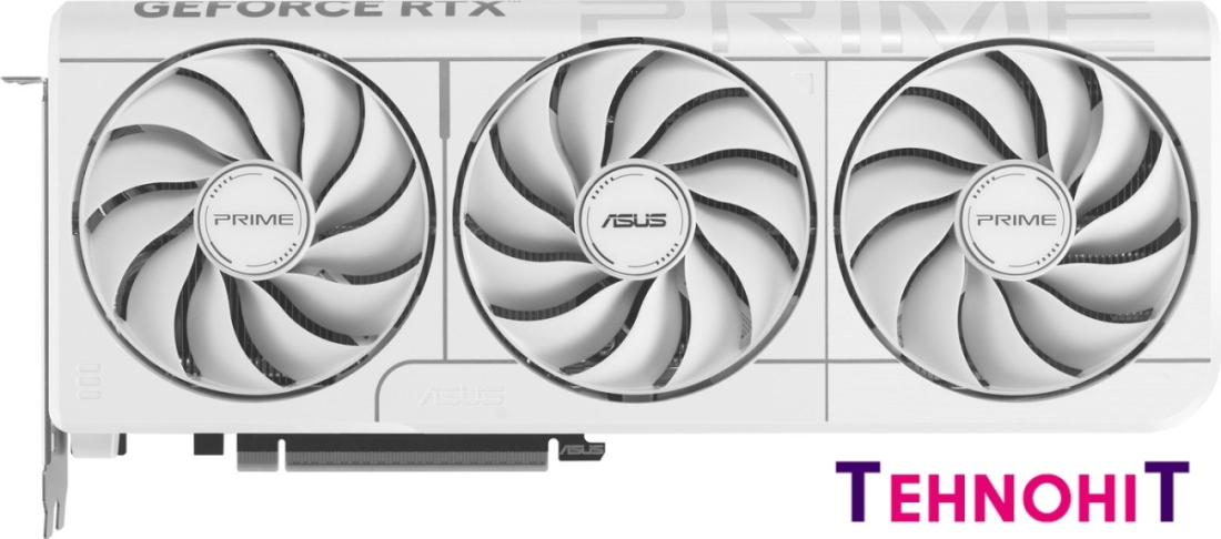 Видеокарта ASUS Prime GeForce RTX 5070 Ti 16GB GDDR7 White OC Edition PRIME-RTX5070-O12G-WHITE