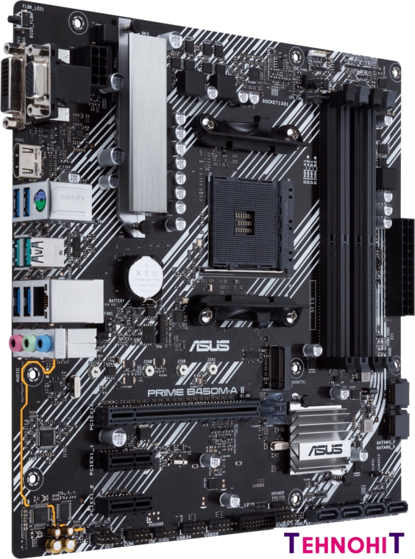 Материнская плата ASUS Prime B450M-A II